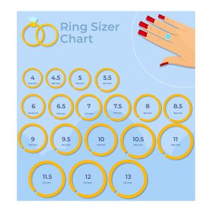 size of ring for woman